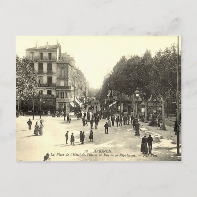 Postcard, Avignon Postcard (Front)