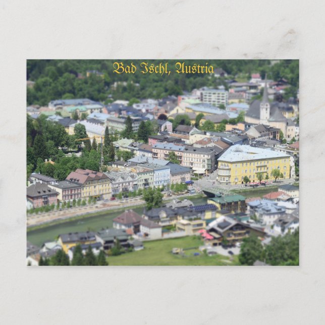 Postcard Bad Ischl, Salzkammergut, Austria (Front)