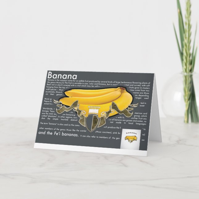 PostCard Bananas (Front)