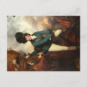 Postcard Banastre Tarleton by Joshua Reynolds