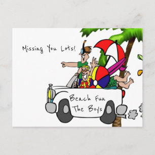 Postcard Beach Fun  Missing you lots!