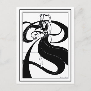 Postcard:  Beardsley Illustration Postcard