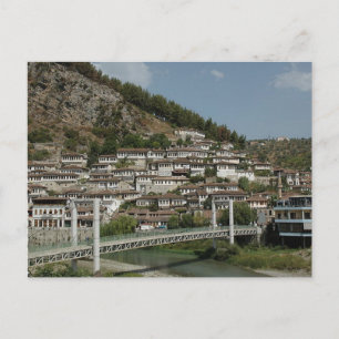 Postcard Berat bridge, Albania