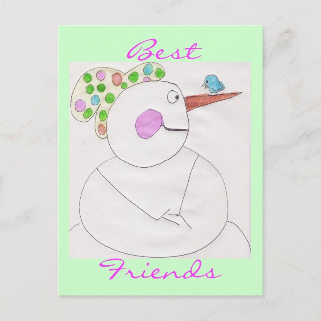 pOSTCARD  Best, Friends (Front)