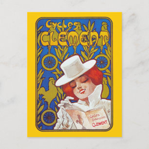 Postcard: Bicycle Advertising Art - Cycles Clement Postcard