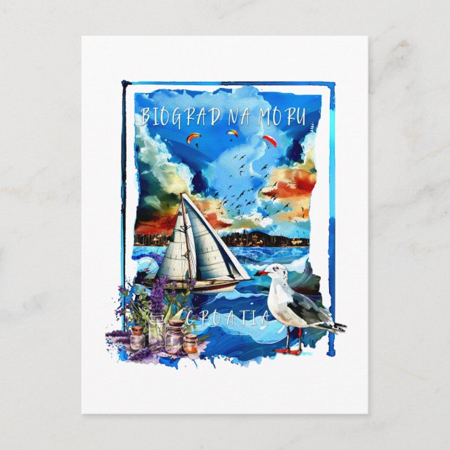 Postcard - Biograd na Moru (Front)