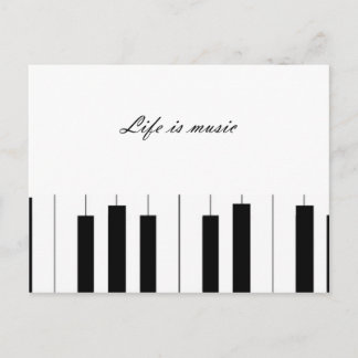 Postcard Black & White