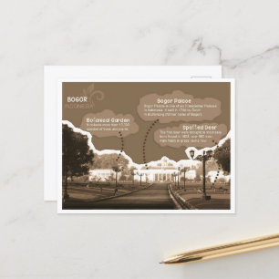 Postcard Bogor Palace Indonesia