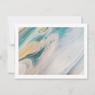 Postcard Boho Blue 4.25" x 5.6"