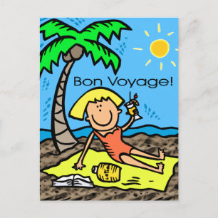 Postcard: Bon Voyage Postcard