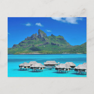Postcard Bora Bora, Sous-Le-Vent, French Polynesia