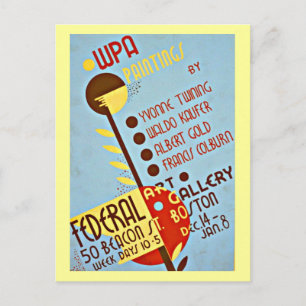 Postcard-Boston WPA Posters-5 Postcard
