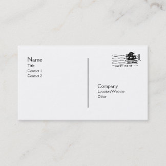 Postcard Business Card