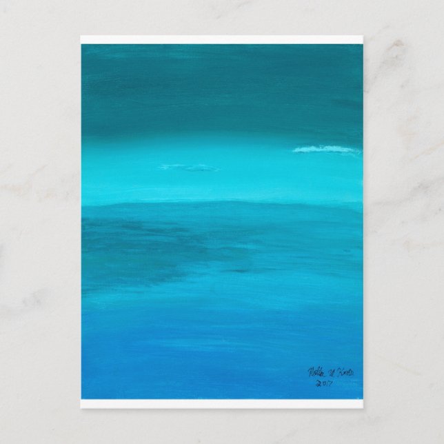 Postcard "Calming Waters" Art by Heather (Front)