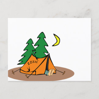 Postcard camping