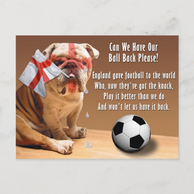 Postcard - Can We Have Our Ball Ba... - Customised (Front)