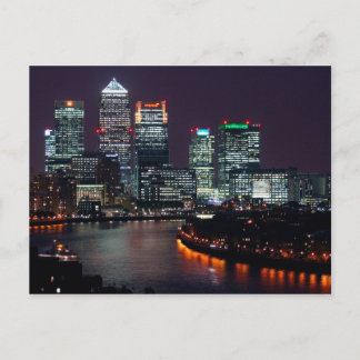 Postcard Canary Wharf, London UK