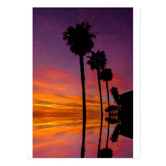 Postcard Carlsbad, California sunset
