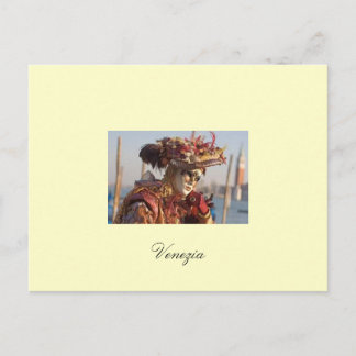 postcard carneval of Venice