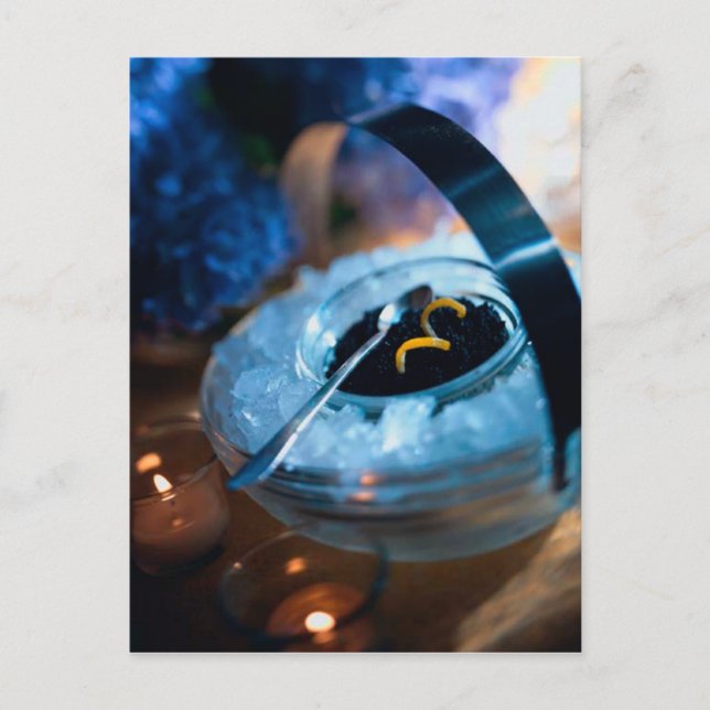 POSTCARD CAVIAR ON ICE (Front)