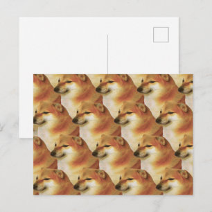 Postcard Cheems Meme