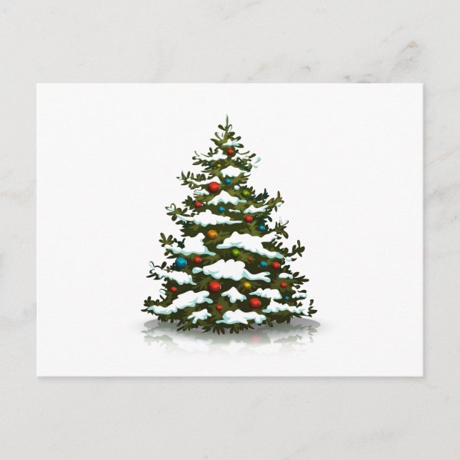 POSTCARD : CHRISTMAS TREE  (Front)