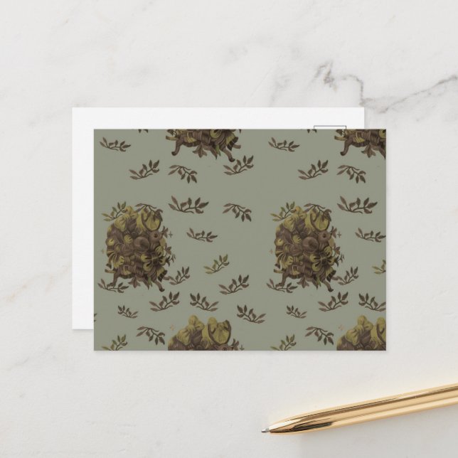 Postcard Ciervo with fists (Front/Back In Situ)