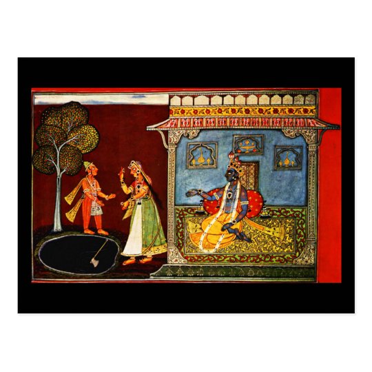 Postcard-Classic Art-Indischer Maler 22 Postcard