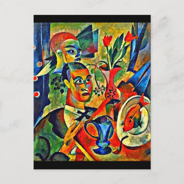 Postcard-Classic/Vintage Art-August Macke 15 Postcard (Front)