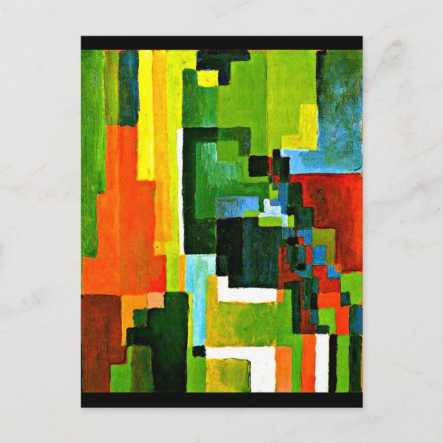 Postcard-Classic/Vintage Art-August Macke 22 Postcard (Front)