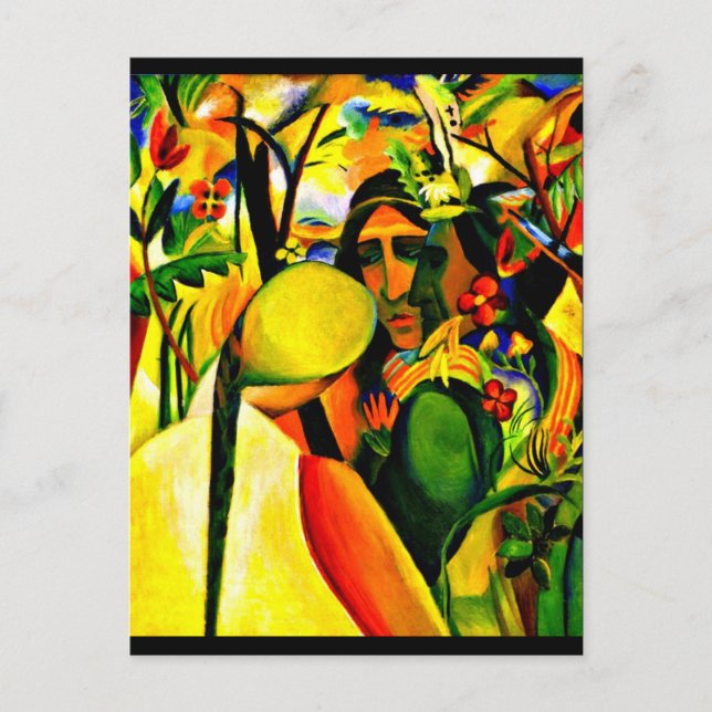 Postcard-Classic/Vintage Art-August Macke 23 Postcard (Front)