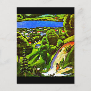 Postcard-Classic/Vintage Art-August Macke 24 Postcard