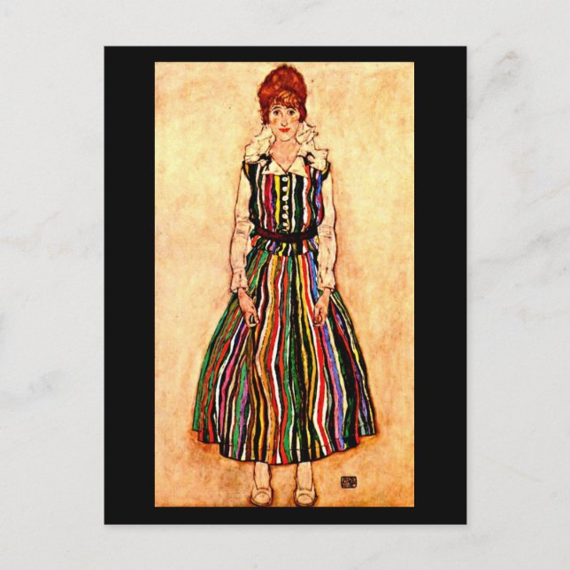 Postcard-Classic/Vintage-Egon Schiele 13 Postcard (Front)