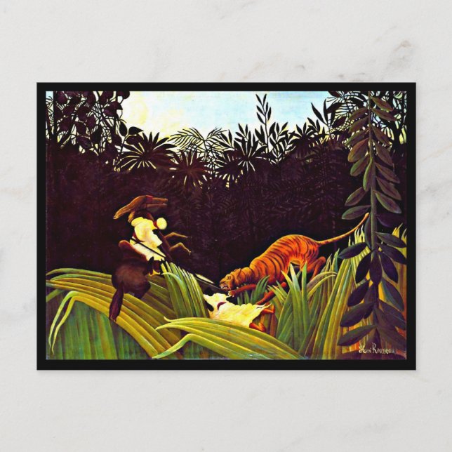 Postcard-Classic/Vintage-Henri Rousseau 9 Postcard (Front)