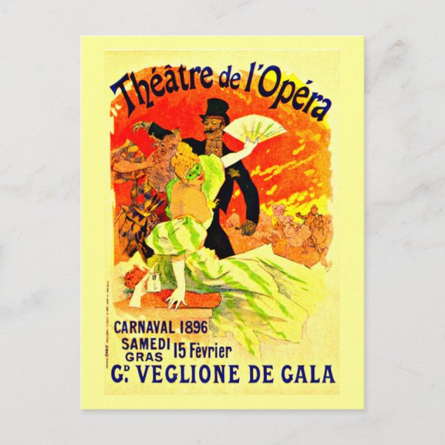 Postcard-Classic/Vintage-Jules Chéret 1 Postcard (Front)