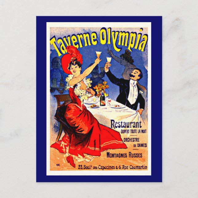 Postcard-Classic/Vintage-Jules Chéret 4 Postcard (Front)