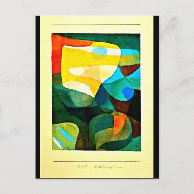 Postcard-Classic/Vintage-Paul Klee 59 Postcard (Front)