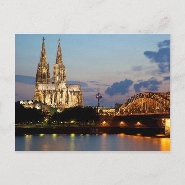 Postcard Cologne Cathedral, Germany (Front)