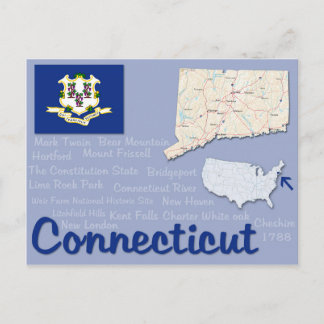 Postcard "Connecticut"
