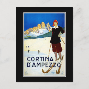 Postcard Cortina D' AMPEZZO Italy Greetings