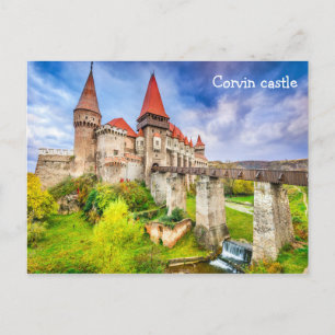 Postcard  Corvin castle