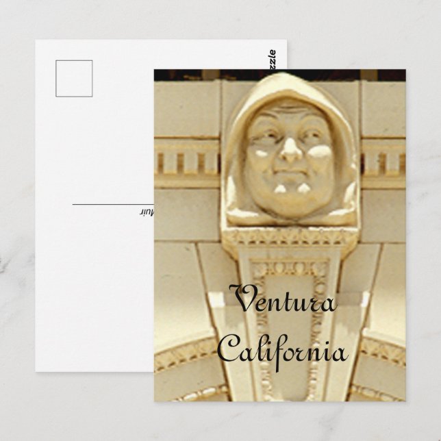Postcard - Courthouse Smiling Monk (Front/Back)