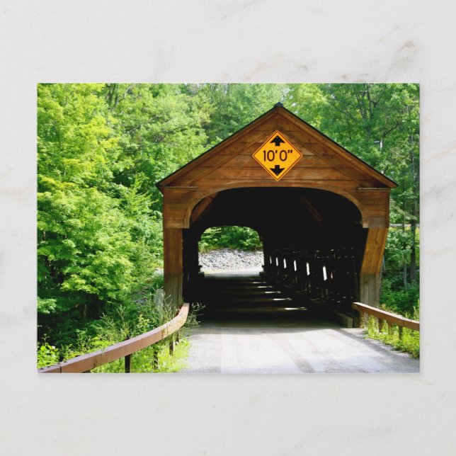 Postcard Covered Bridge New Hampshire (Front)