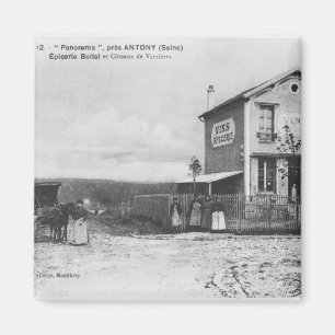 Postcard depicting a 'Panorama' near Antony Magnet