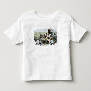 Postcard depicting cowboys gambling shooting craps toddler T-Shirt