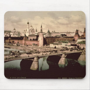Postcard depicting the Kremlin, Moscow Mouse Mat