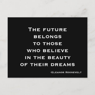 Postcard Dream, Believe, Motivational Postcard