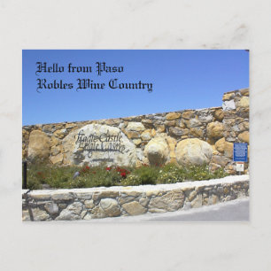 Postcard, Entrance to Eagle Castle Driveway Postcard