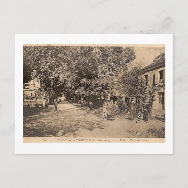 postcard Fargues-sur-Ourbise (Lot-et-Garonne) (Front)