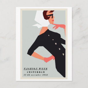 Postcard - Fashion Week Amsterdam 1952